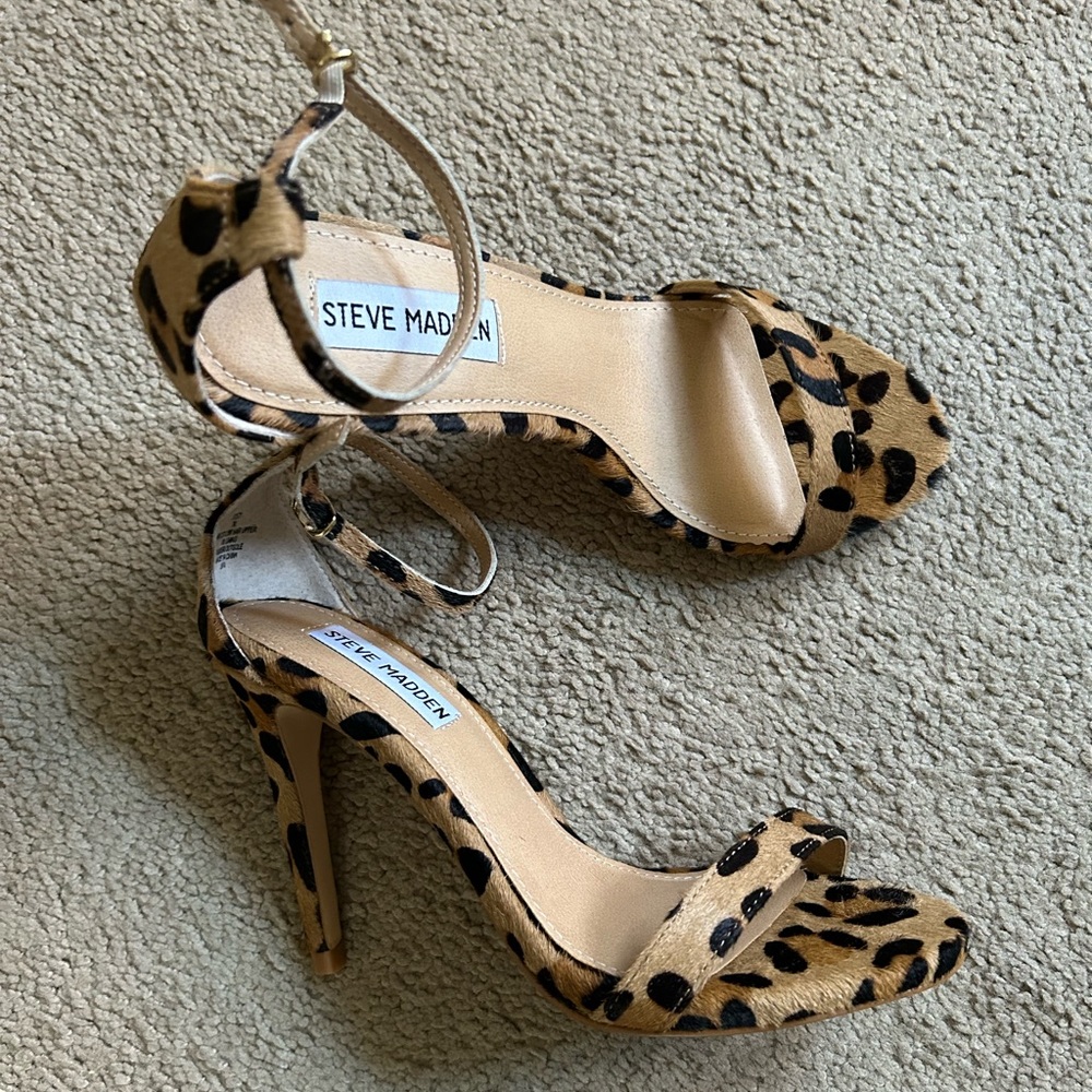 Steve Madden cheetah heels